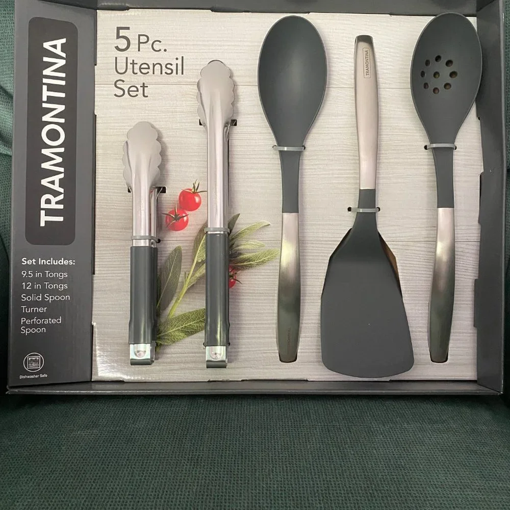 Tramontina 5 Pc. Utensil Set - New In Box - Picture 2 of 3
